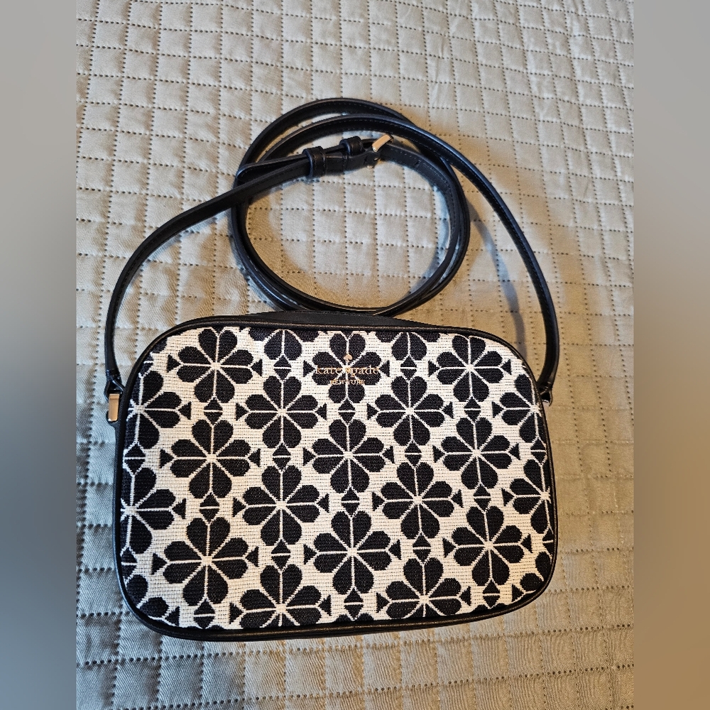 Kate Spade Jacquard Flower Small Camera Bag Crossbody